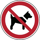 P021 - Vietato l'accesso ai cani