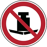 P012 - Vietato appoggiare carichi pesanti